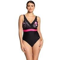 Zoggs Women'S Safari Square Back Swimsuit - Black