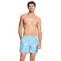 Zoggs Men'S Geometric 16 Inch Water Shorts - Blue