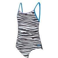 Zoggs Junior Girl'S Lito Stripes Starback Swimsuit - Navy