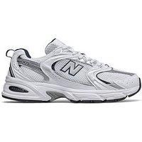 New Balance 530 trainers in white & silver