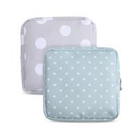Sanitary Napkin Storage Menstrual Cup Pouch,Cotton Cloth Bag,2pcs