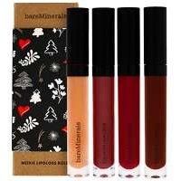 Bare Minerals Moxie Lip Gloss Roll, 4 Piece Lipgloss Collection NEW