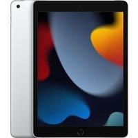2021 Apple iPad (10.2-inch iPad, Wi-Fi + Cellular, 64GB) - Silver (9th Generation)
