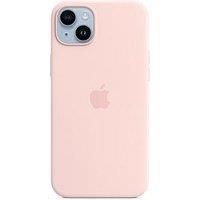 Apple iPhone 14 Plus Silicone Case with MagSafe - Chalk Pink £££££££