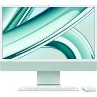 Apple 2023 iMac all-in-one desktop computer with M3 chip: 8-core CPU, 8-core GPU, 24-inch 4.5K Retina display, 8GB unified memory, 256GB SSD storage, matching accessories. Works with iPhone; Green