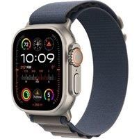 Apple Watch Ultra 2 [GPS + Cellular 49mm] Smartwatch with Rugged Titanium Case & Blue Alpine Loop Small. Fitness Tracker, Precision GPS, Action Button, Extra-Long Battery Life