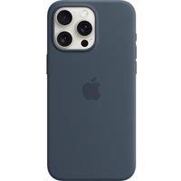 Apple iPhone 15 Pro Max Silicone Case with MagSafe - Storm Blue £££££££