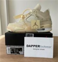 Nike Air Jordan 4 Retro SP Off White Sail Wmns UK6.5 US9 EUR40.5 (Men US7.5) New