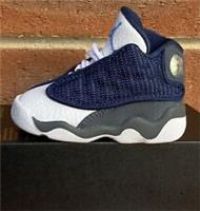 NIKE AIR JORDAN 13 RETRO TD FLINT 414581-404 Size UK 2.5 EUR 18.5 US 3C