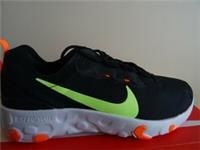 NIKE Renew Element 55 GS Running Trainers CV9644 Sneakers Shoes (UK 4.5 us 5Y EU 37.5, Black Ghost Green Total Orange 001)