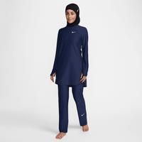 Nike Victory Women's Straight-Leg Full-Coverage Swimming Leggings - Blue - Nylon/Elastane