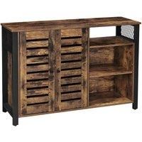 Vasagle Sideboard With 2 Doors rustic Brown And Black