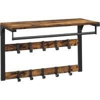 VASAGLE Coat Rack Wall-Mounted LCR101B01