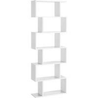 Vasagle 6-tier Bookshelf White