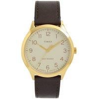 Timex Easy Reader | White Dial | Brown Leather Strap TW2V28100