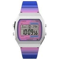 Timex Purple Unisexs Digital Watch T80 TW2V74600