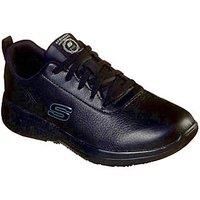 Skechers Women/'s Marsing Gmina Food Service Shoe, Black, 3 UK