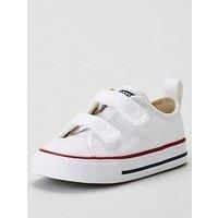 Converse All Star 2vlace Trainers Optical White - 9 Infant UK