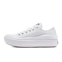 Converse Women/'s Chuck Taylor All Star Move Gymnastics Shoe, White/White/White, 8 UK