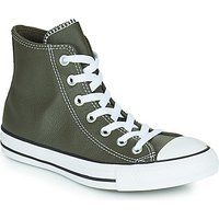 Converse  CHUCK TAYLOR ALL STAR SEASONAL LEATHER HI  women's Shoes (High-top Trainers) in Kaki