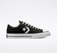 Converse Star Player 76 Premium Canvas Low-Top Shoe For Men In Black, Size 9.5