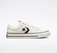 Converse A01608C Player 76 Vintage Trainers Lace up White Black UK 7 - 12
