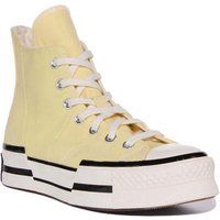 Converse A05466C Chuck 70 Plus Lace up Hi Top Trainers In Pink Size UK 3 - 8
