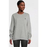 Converse Go To Star Sweatshirt In Grey