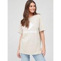 Converse Star Chevron Logo T-Shirt - Grey