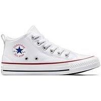 Converse Junior Boys Malden Street Mid Trainers - White