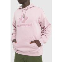 Converse star chevron hoodie in pink