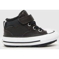 Converse dark brown all star malden street mid Boys Toddler Trainers