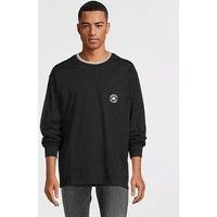 Converse Mens Retro Chuck Taylor Pocket T-Shirt - Black