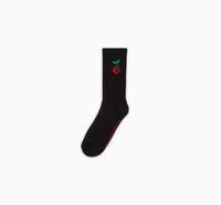 Star Chevron Cherry Crew Socks