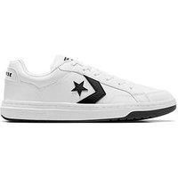 Converse Mens Pro Blaze V2 Seasonal Color Synthetic Leather Ox Trainers - White/Black