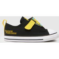 Converse black multi all star lo 2v transformers Boys Toddler trainers