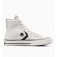 Converse star player 76 hi trainers in white & black