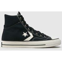 Converse star player 76 hi trainers in black & white
