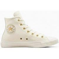Converse All Star Hi Trainers in Off-White Multi
