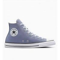 Converse Mens Chuck Taylor All Star Canvas Hi Top Trainers - Grey