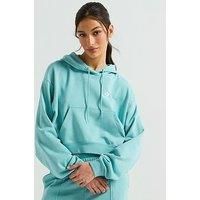 Converse Womens Star Chevron Hoodie - Vernal Pool