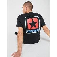 Converse Men'S Box Star Tee - Black