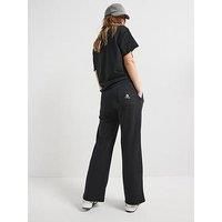 Converse Womens Star Chevron Open Hem Pant - Black
