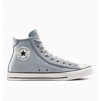 Converse Mens Chuck Taylor All Star Wide Hi Top Leather - Hibarely Egret/Classic