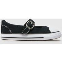 Converse black & white dainty mary jane Girls Toddler trainers
