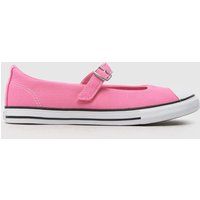 Converse Pink Dainty Mary Jane Girls Junior Trainers