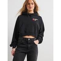 Converse Womens V-Day Essentials Hoodie - Black
