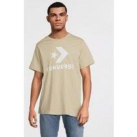 Converse Unisex Go-To Star Chevron Logo Standard Fit T-Shirt - Pale Surplus