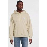 Converse Mens Go-To Chuck Tayloe Patch Hoodie - Pale Surplus