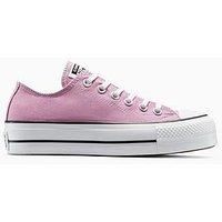 Converse Womens Chuck Taylor All Star Lift Platform Low Top - Pink